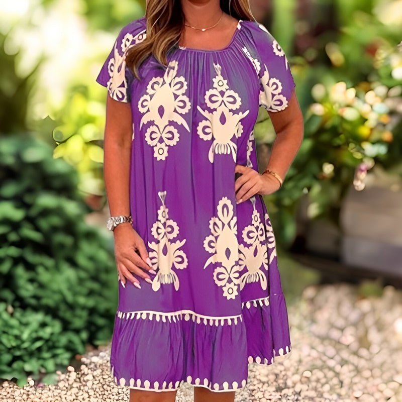 Avencea - Short Dress - Stylish - Linen - Ideal for Spring