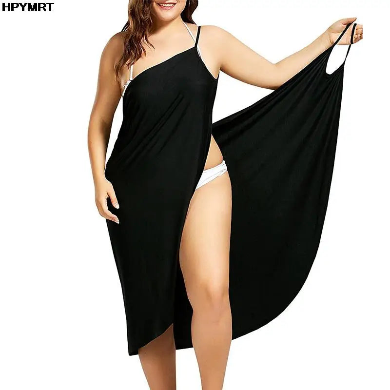 2022 5XL Summer Ladies Halter Dress Solid Color Sexy Suspenders Cross Sleeveless Ladies Clothes Beach Skirt Female Clothing Tops
