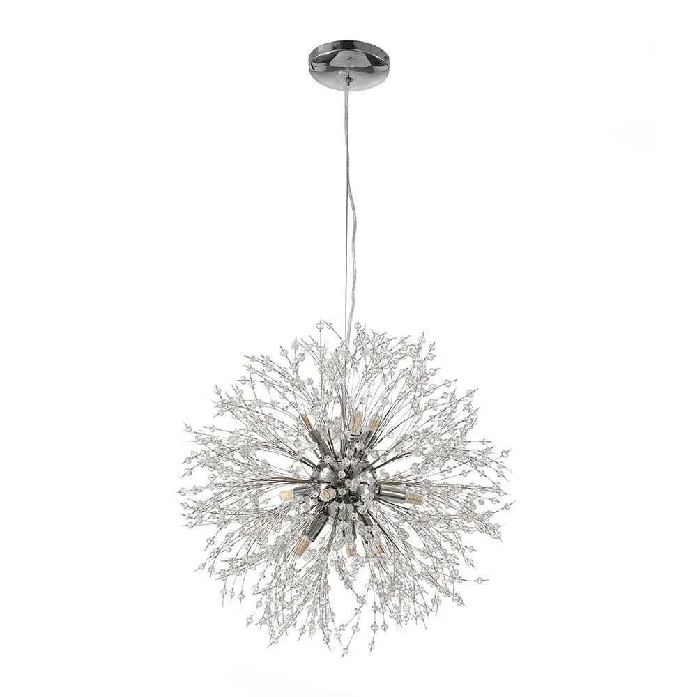 Gilda 9-Light Crystal Sputnik Chandelier
