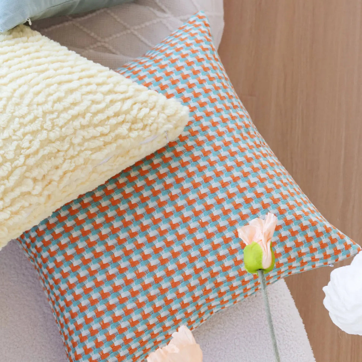 Abstract Geometric Pillow Cover 45x45 cm