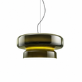 Pendant Light | Modern Glass Ring LED Chandelier | 36cm Diameter | Energy Efficient