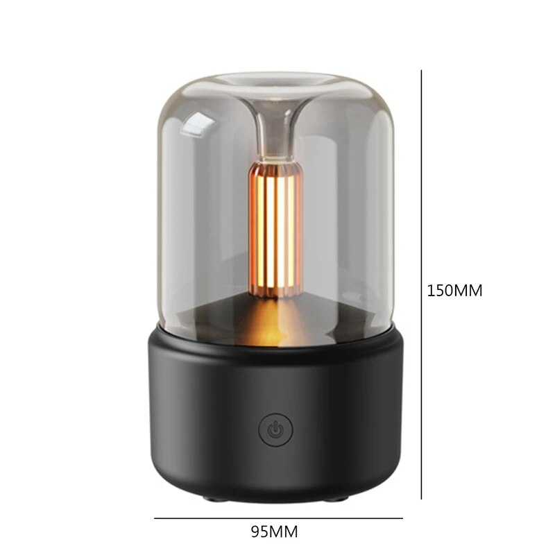 2-in-1 Ultrasonic Diffuser and Humidifier – Space-Saving Design for Office and Home