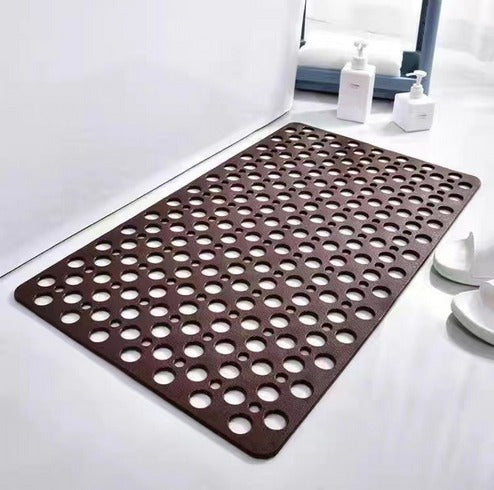 Antibacterial Shower Mat with Suction Cups – Non-Slip for Secure Standing