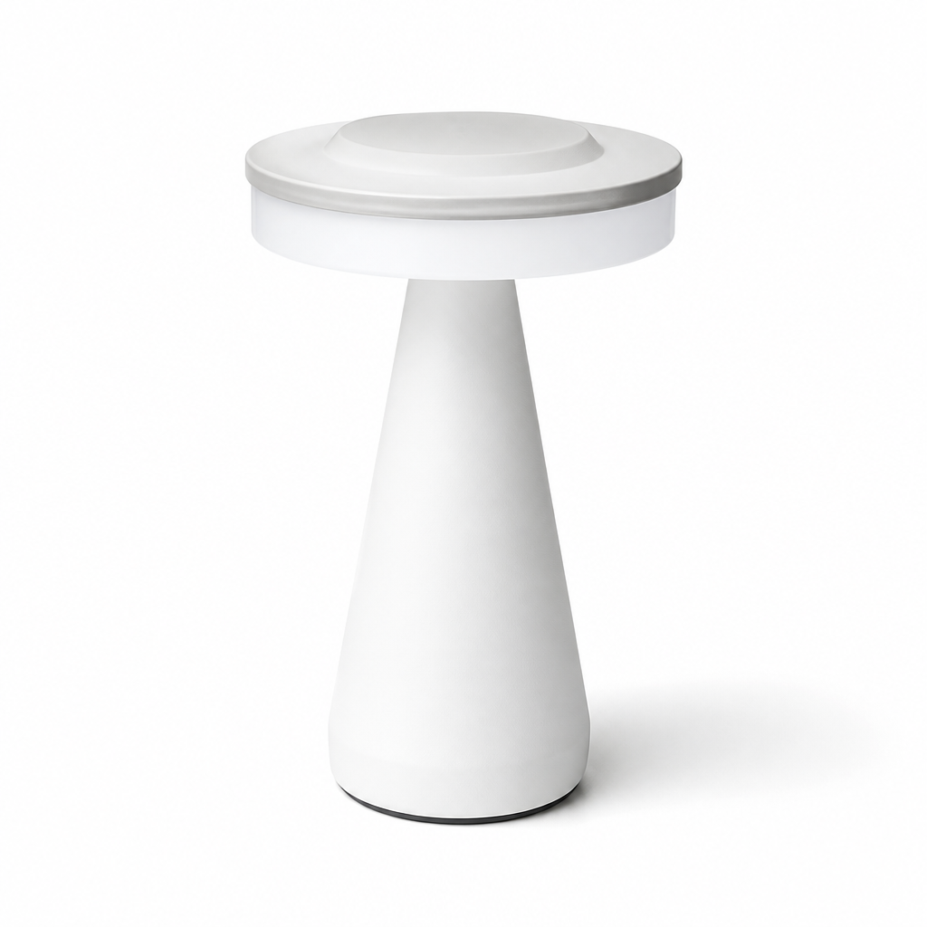 Mushroom LED Table Lamp | Touch Sensor & Color-Adjustable | USB Rechargeable Bedside Light