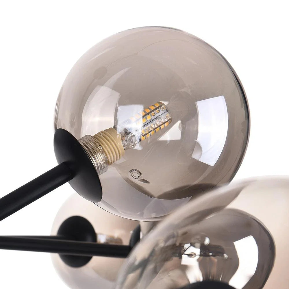 Zinnia 15-Light Mid-Century Bubble Chandelier