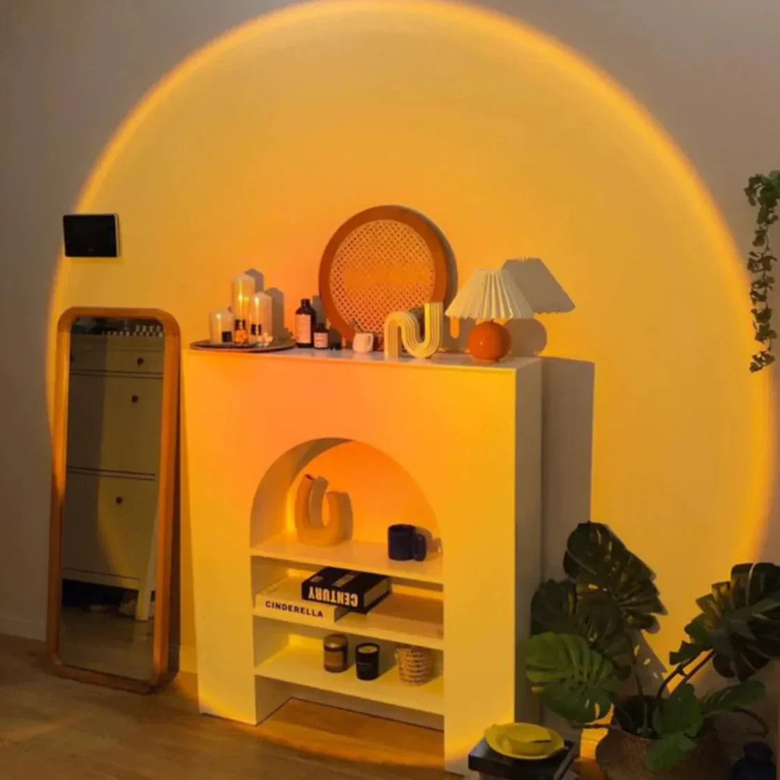 Atmospheric LED Sunset Lamp for Cozy Lighting Ambiance
