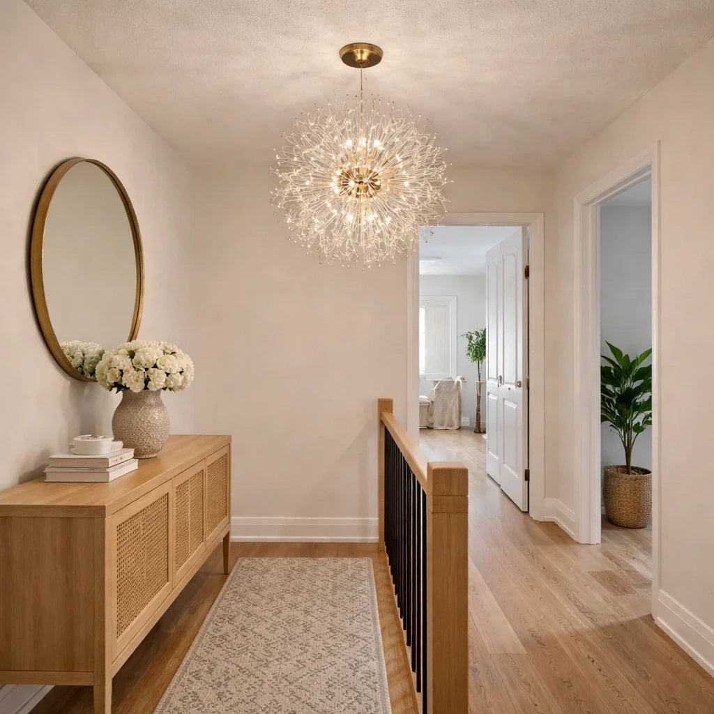 Gilda 9-Light Crystal Sputnik Chandelier