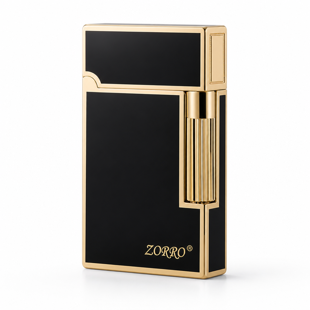 Refillable Butane Side-Pulley Metal Lighter (Gift Box Option)