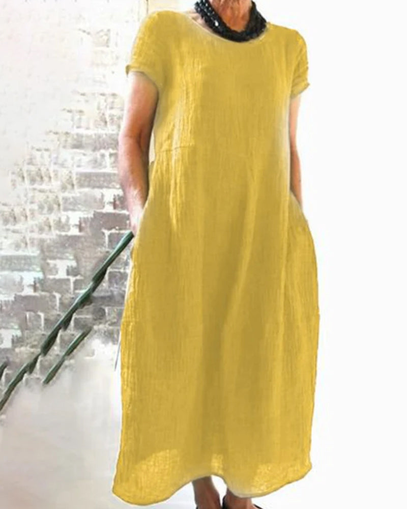 Avencea - Casual Dress - Boho - Modern Style in Linen - Ideal for Summer
