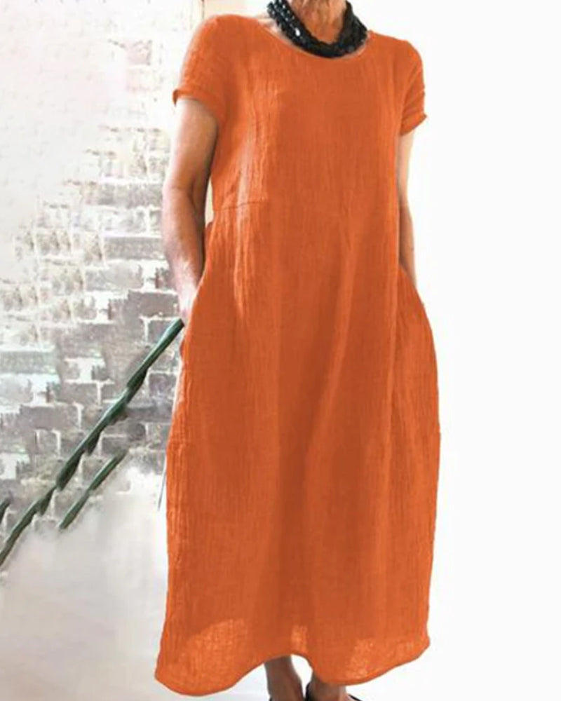 Avencea - Casual Dress - Boho - Modern Style in Linen - Ideal for Summer