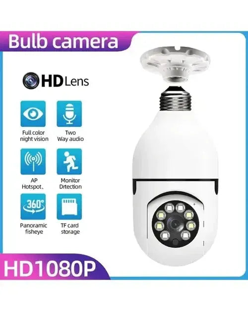 Surveillance Camera | 360° Rotation Pan | Motion Detection and Night Vision | HomeOrbit