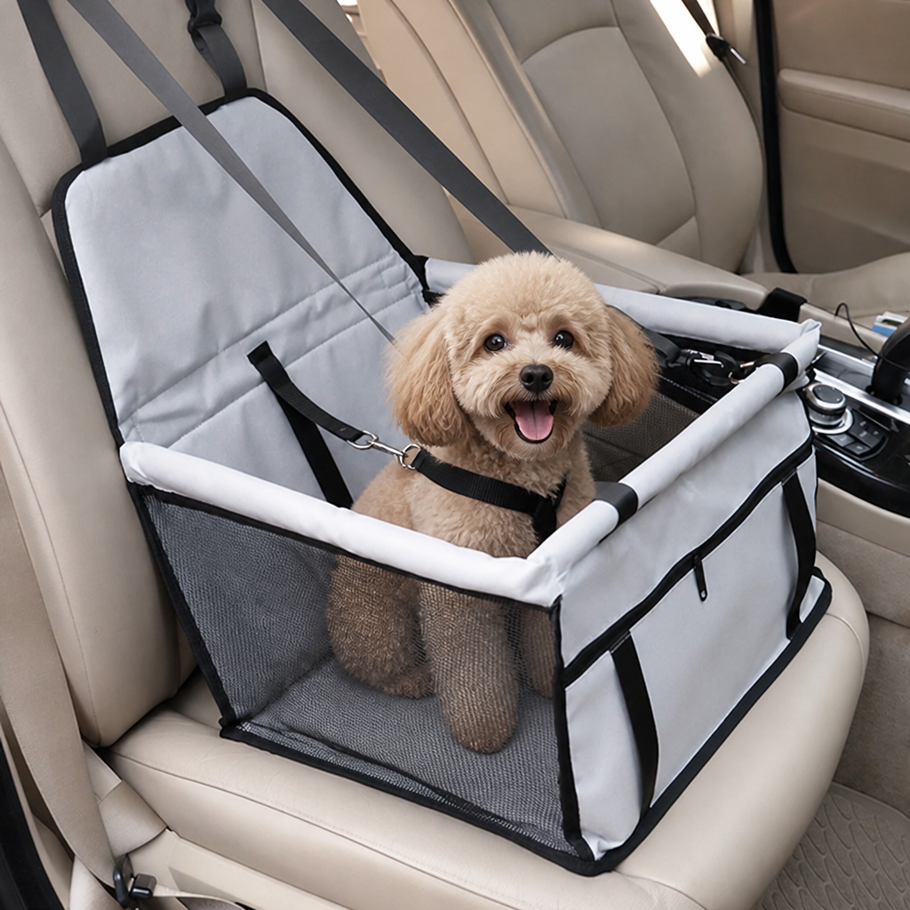 DogBedHouse Foldable Breathable Mesh Car Booster Seat