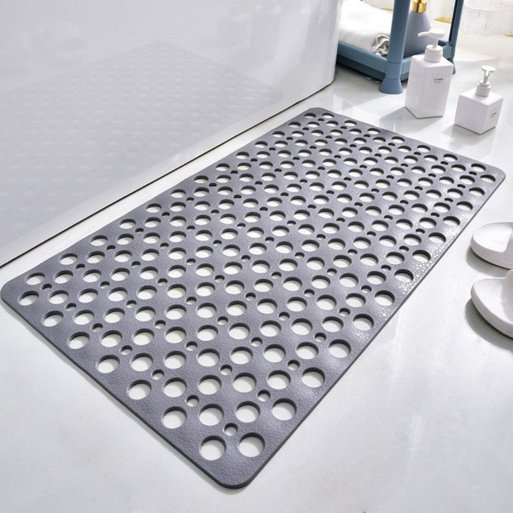 Antibacterial Shower Mat with Suction Cups – Non-Slip for Secure Standing