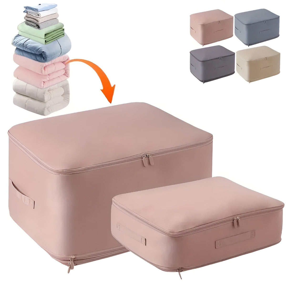 Airtight Space-Saving Bags for Storing Clothes and Bedding