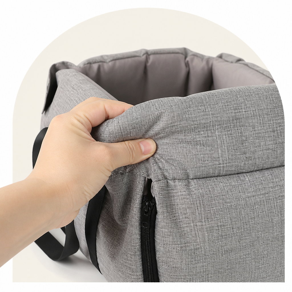 DogBedHouse Waterproof & Washable Console Booster Dog Car Seat