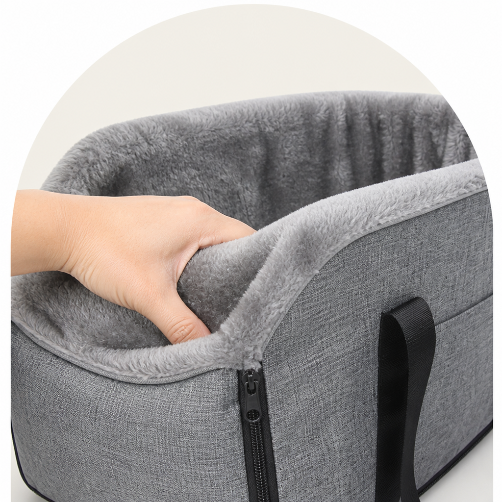 DogBedHouse Buckle-Secure & Portable Polyester Pet Car Seat