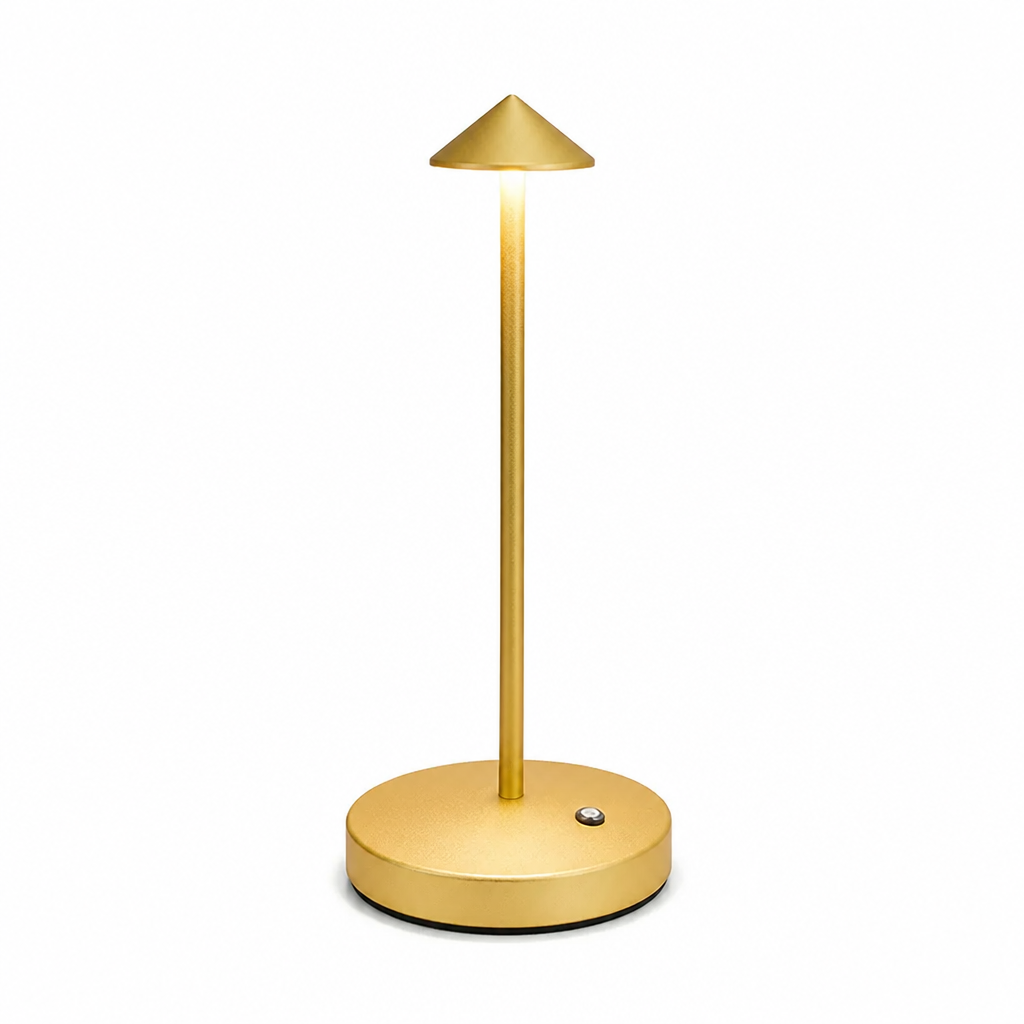 Rechargeable Table Lamp | Touch Sensor & Dimming | Adjustable Color Temp | Aluminum Body