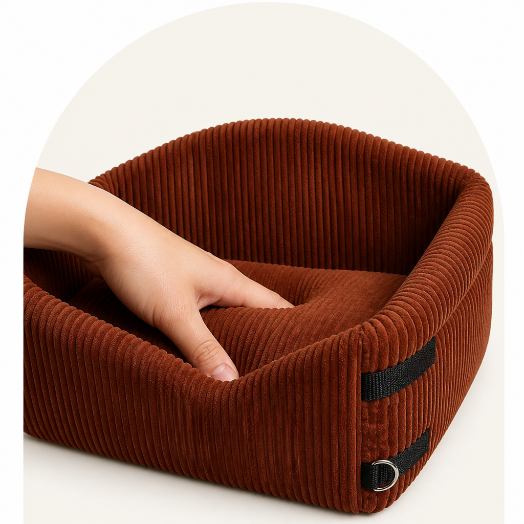 DogBedHouse Portable Suede Washable Booster Seat