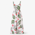 Women's Printed Camisole Dress | Loose Fit Sleeveless | Button-Front & Side Split | Summer Casual