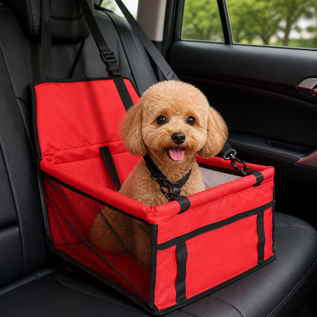 DogBedHouse Foldable Breathable Mesh Car Booster Seat