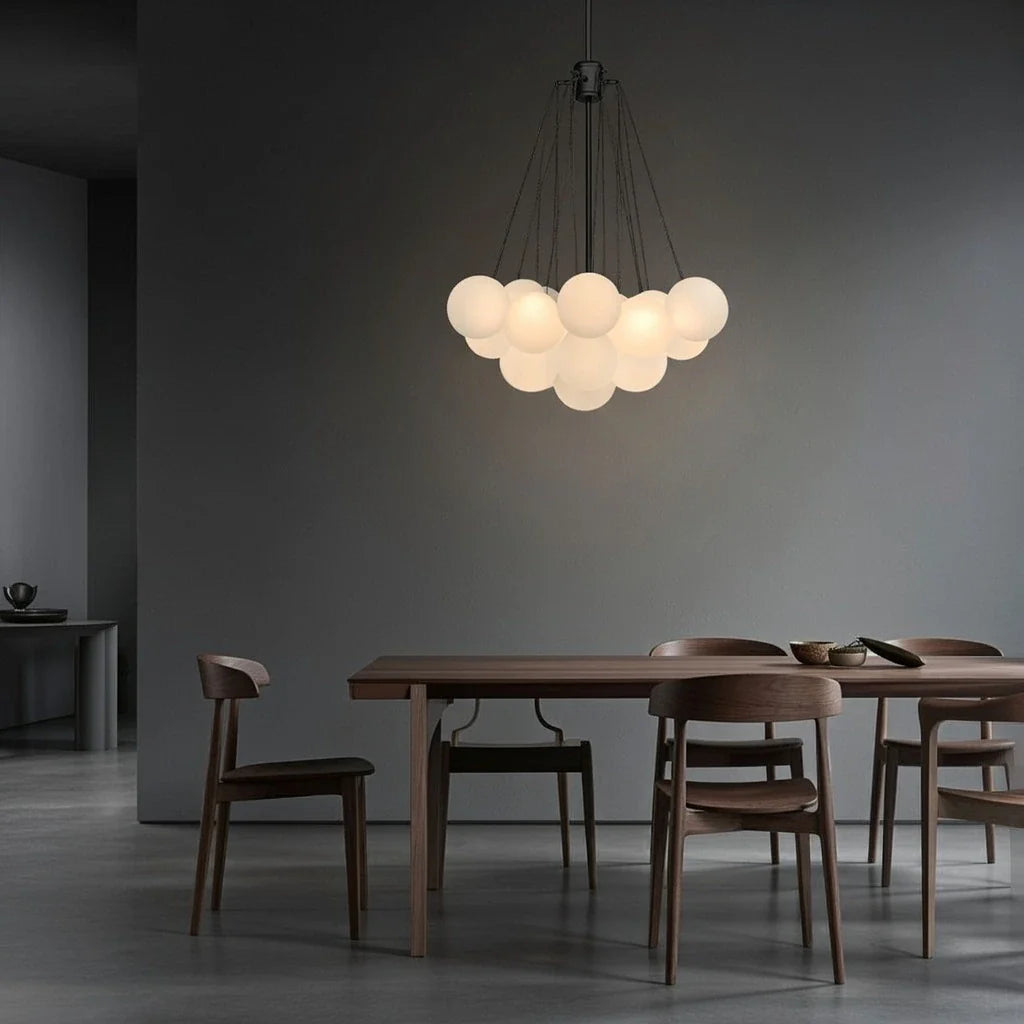 Jem Sculptural Glass Bubble Chandelier