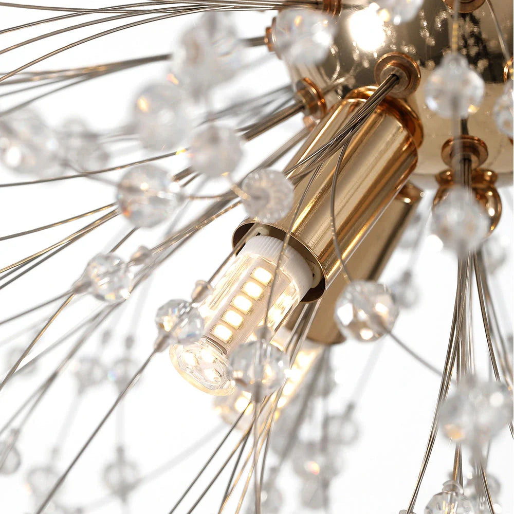 Gilda 9-Light Crystal Sputnik Chandelier
