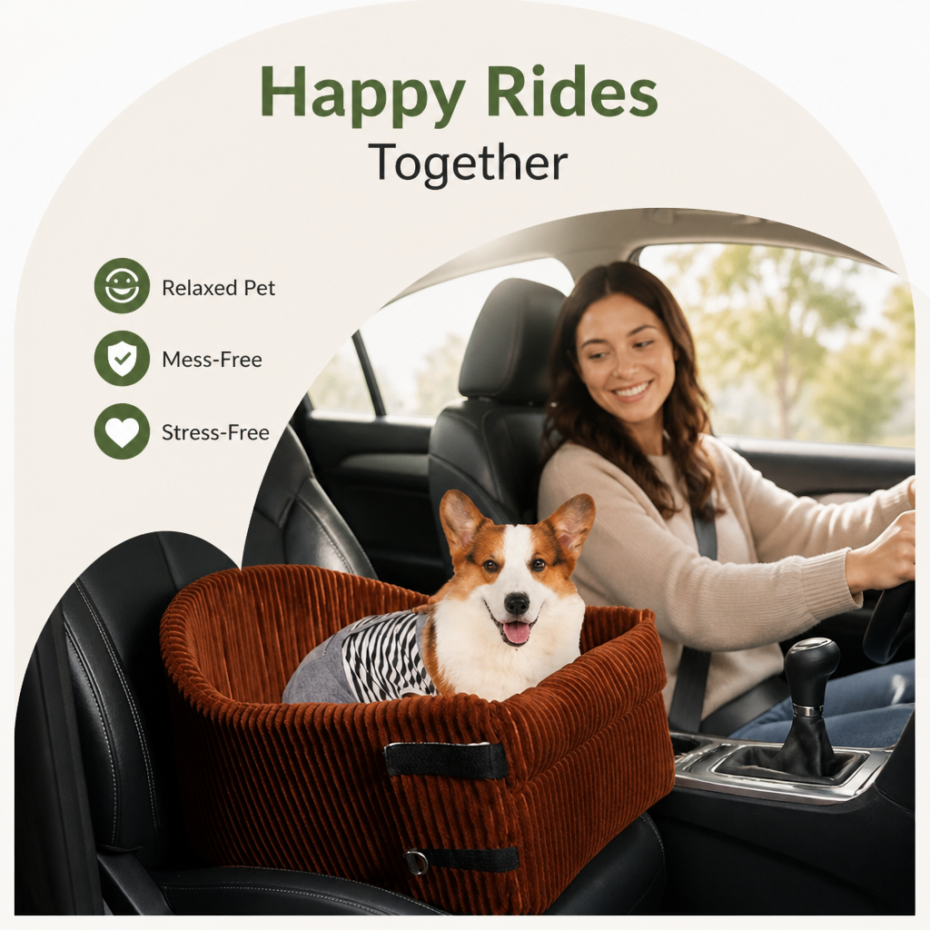 DogBedHouse Portable Suede Washable Booster Seat