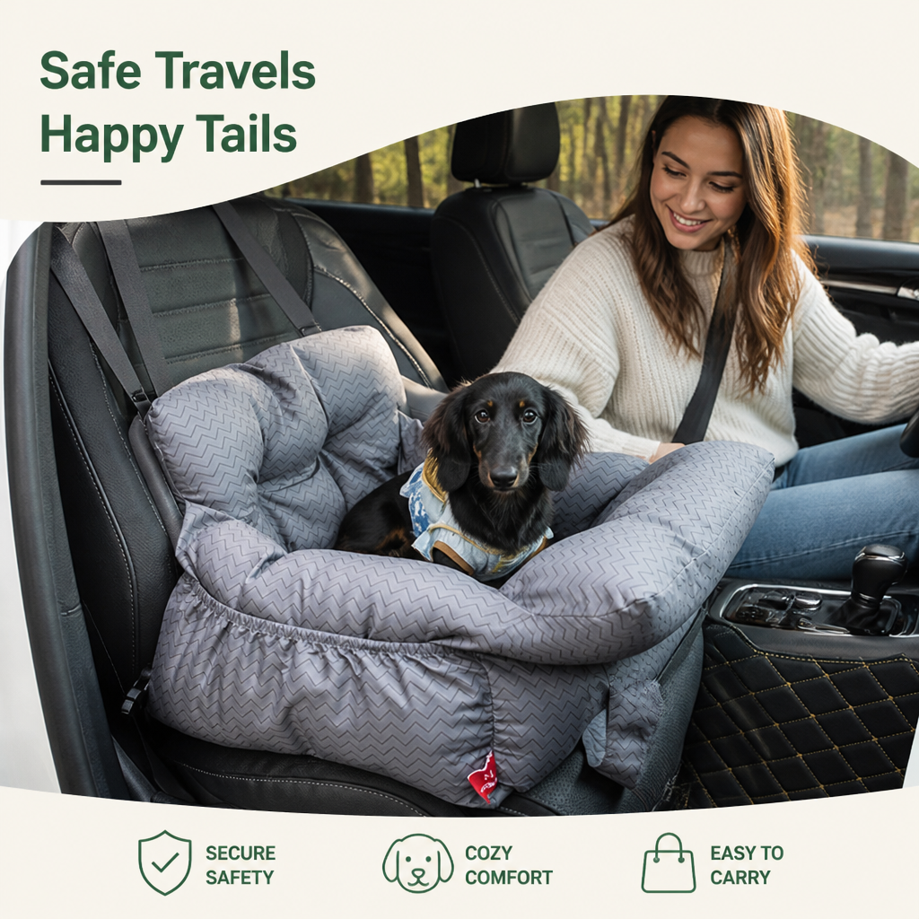 DogBedHouse Safety Hook & Buckle Dog Car Seat