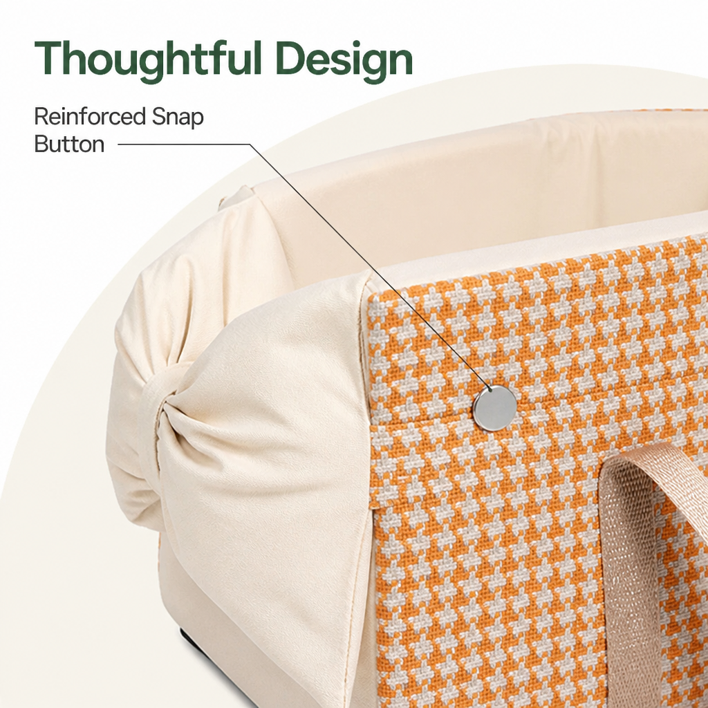 DogBedHouse Portable & Lightweight Dog Car Seat (Small Pets)