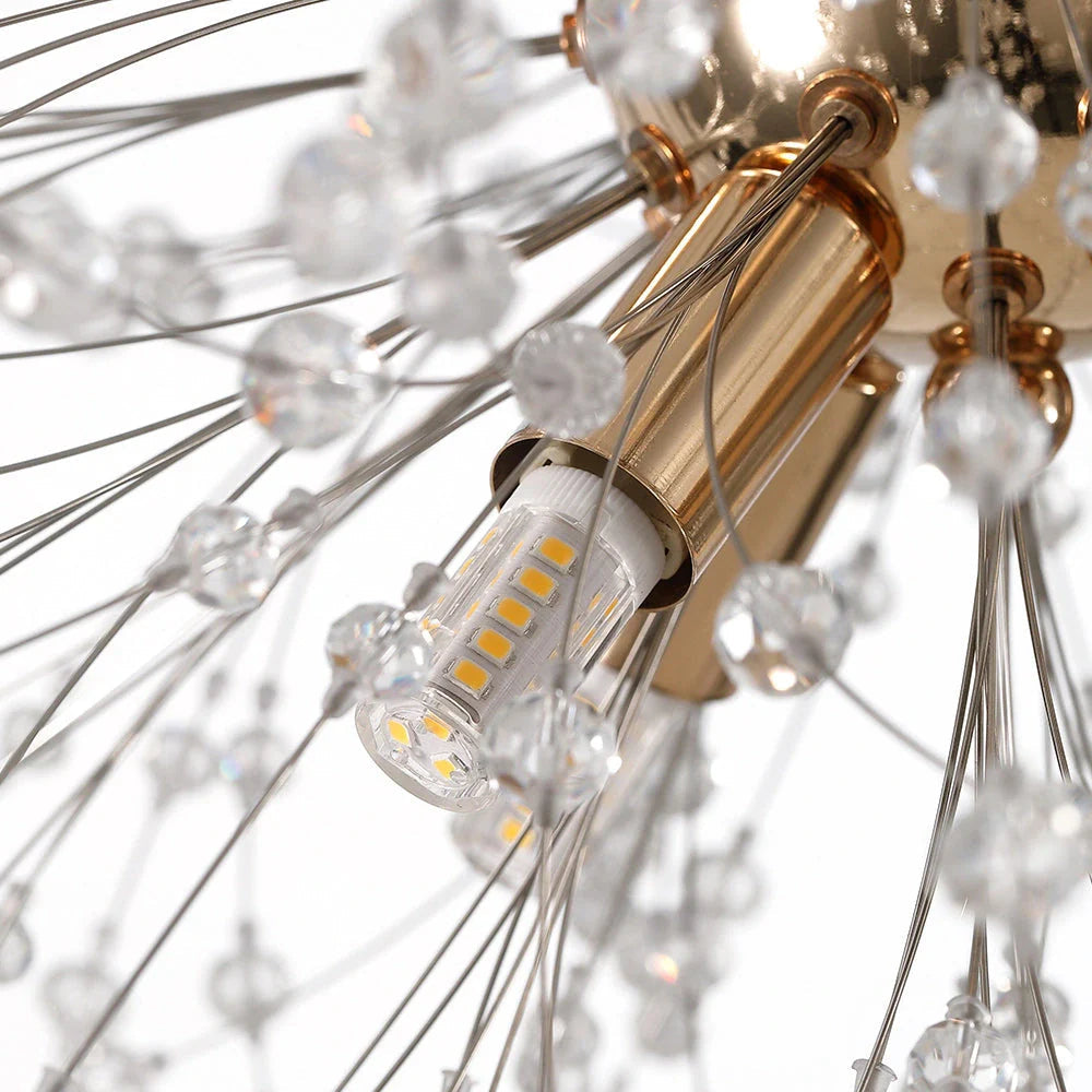 Gilda 9-Light Crystal Sputnik Chandelier