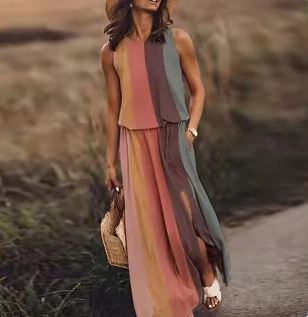 Avencea - Elegant Summer Maxi Dress for the Perfect Appearance