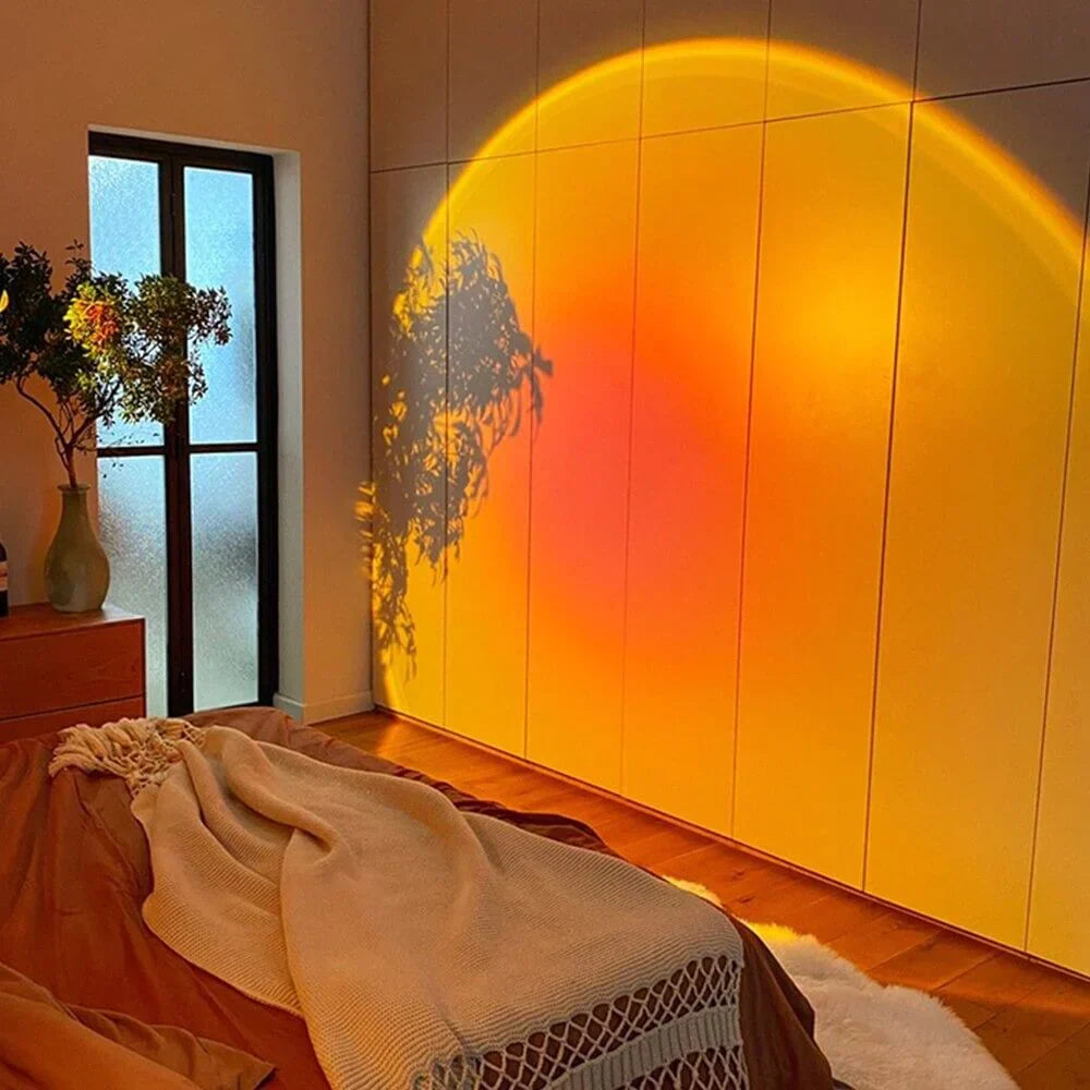 Atmospheric LED Sunset Lamp for Cozy Lighting Ambiance