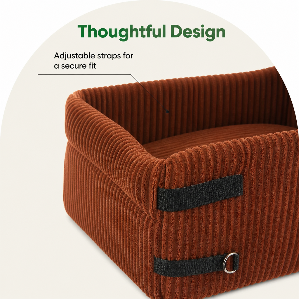 DogBedHouse Portable Suede Washable Booster Seat