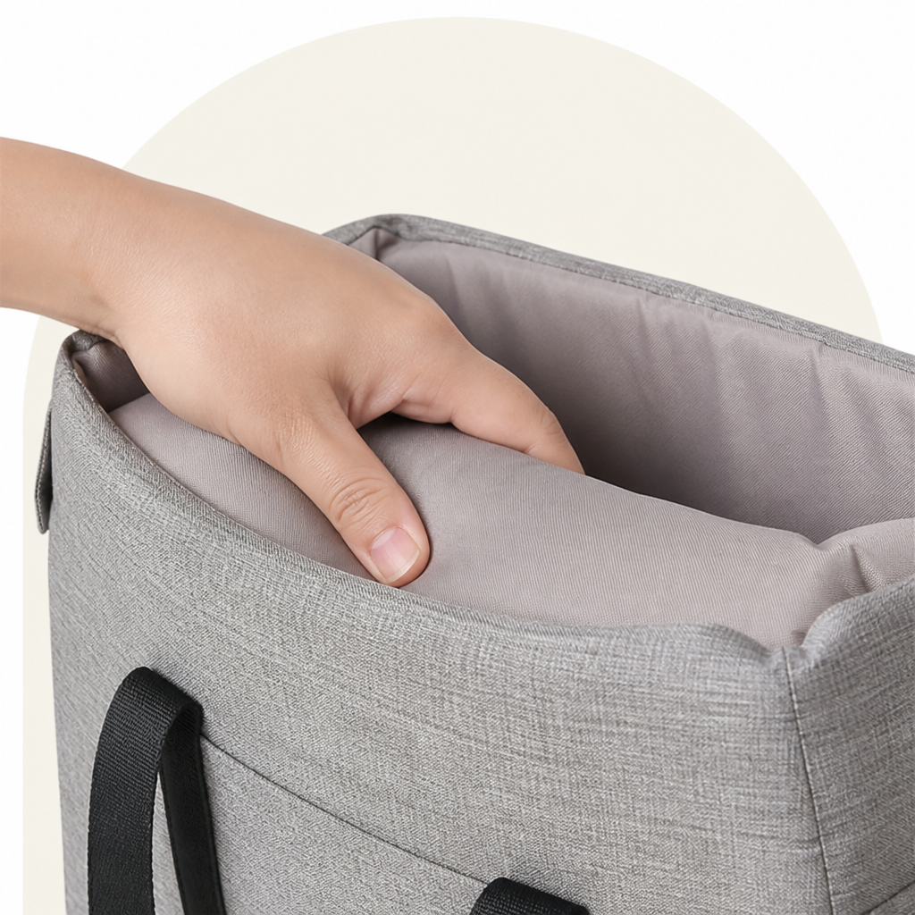 DogBedHouse Portable Waterproof & Washable Car Booster Seat (Removable Pad)