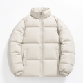 Men's Down Puffer Jacket Down-Filled | Regular Fit | High Collar, Front Zip, Insulated | Winter Coat | Smart Casual