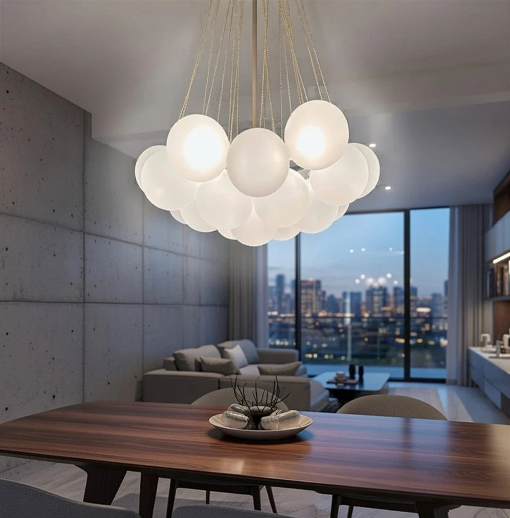 Jem Sculptural Glass Bubble Chandelier