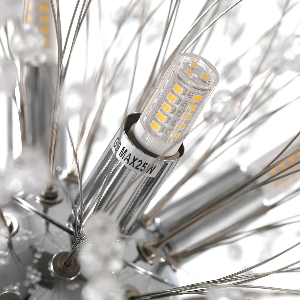 Gilda 9-Light Crystal Sputnik Chandelier