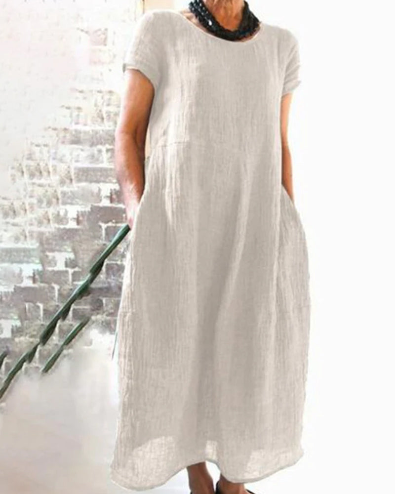 Avencea - Casual Dress - Boho - Modern Style in Linen - Ideal for Summer