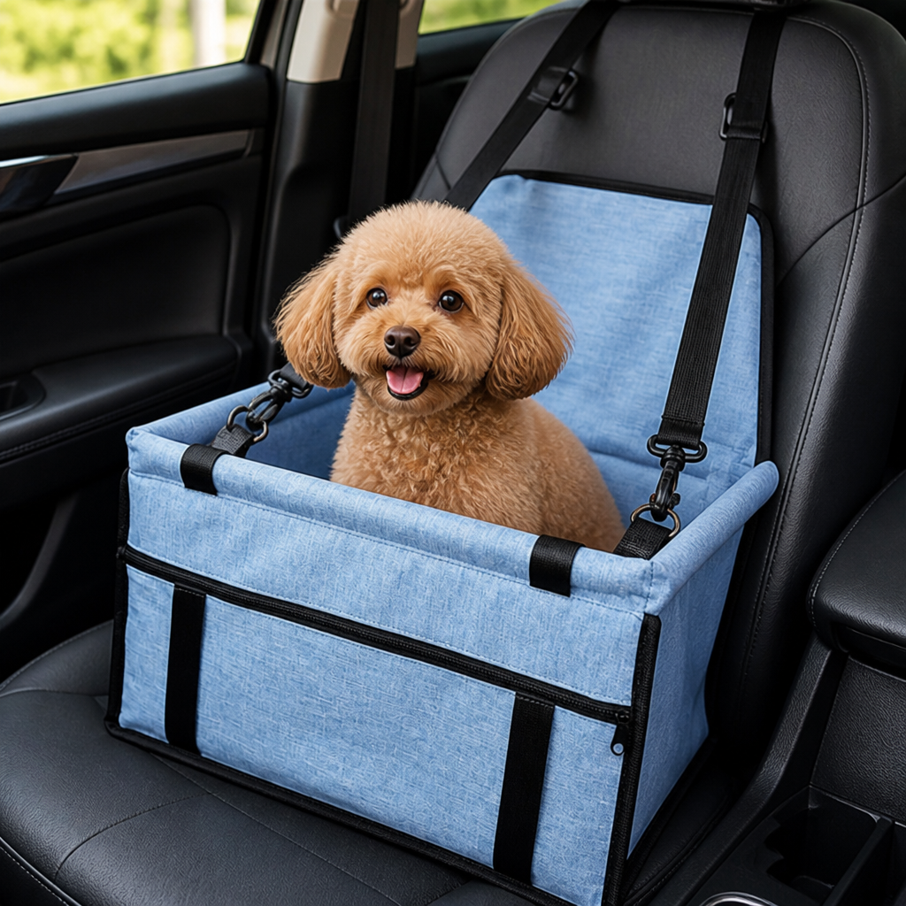 DogBedHouse Foldable Breathable Mesh Car Booster Seat