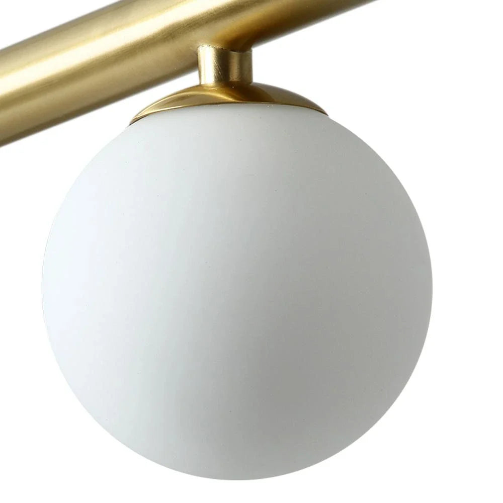 Zadie Linear Glass Globe Chandelier