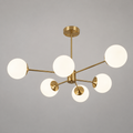 Yvonne Mid-Century Bubble Glass Sputnik Chandelier