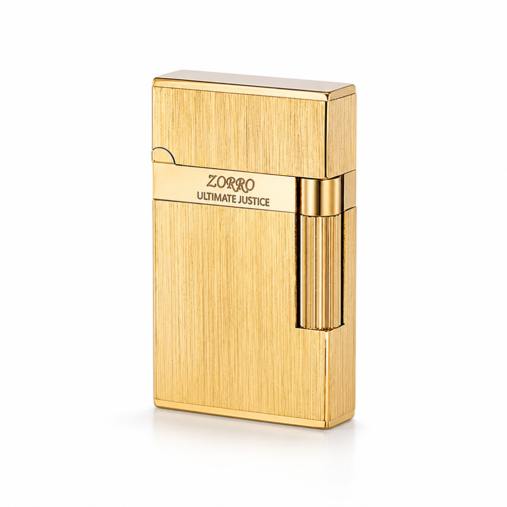 Refillable Butane Side-Pulley Metal Lighter (Gift Box Option)