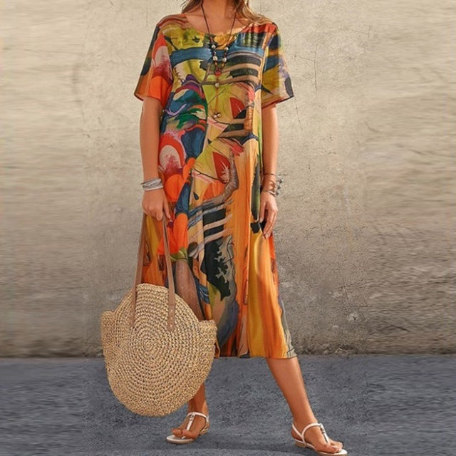 Avencea - Casual Summer Dress - Elegant Evening Dress