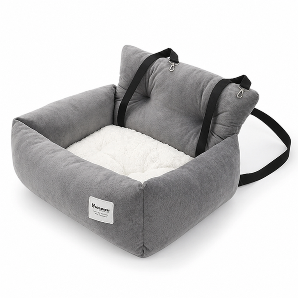 DogBedHouse Cushioned Plush Washable Car Seat Cover (Foldable Hammock)